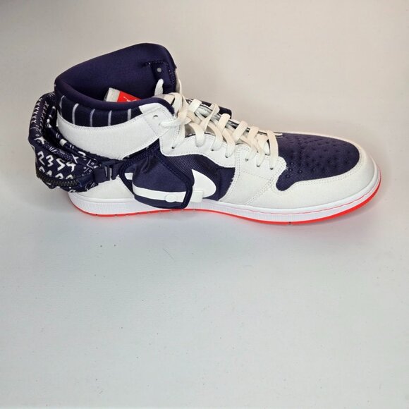 Nike Air Jordan 1 Retro High OG SP Utility Quai 54 White Blue Sz 14  DV1717-100 - Picture 1 of 11